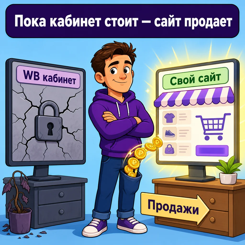 Запасной интернет-магазин из карточек Wildberries
